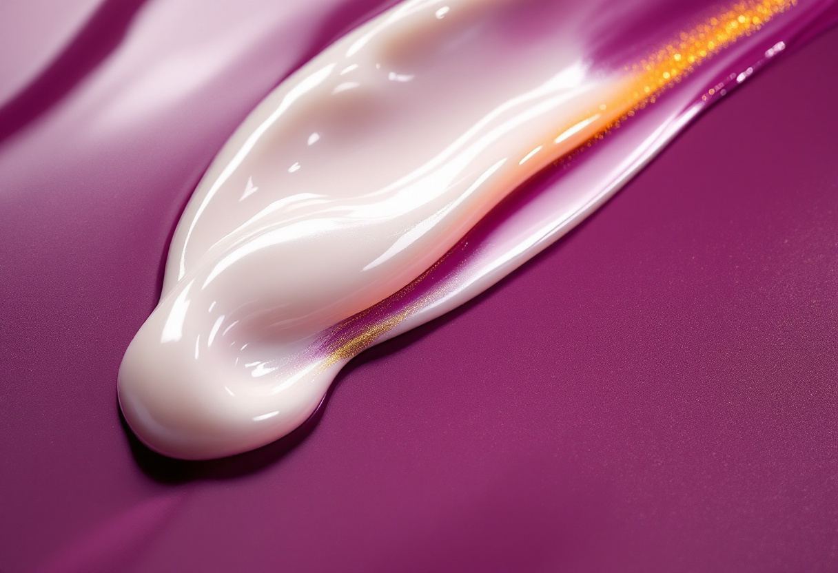 A cream swipe on lacquer. What is recorded about a client is more sensitive than it looks.