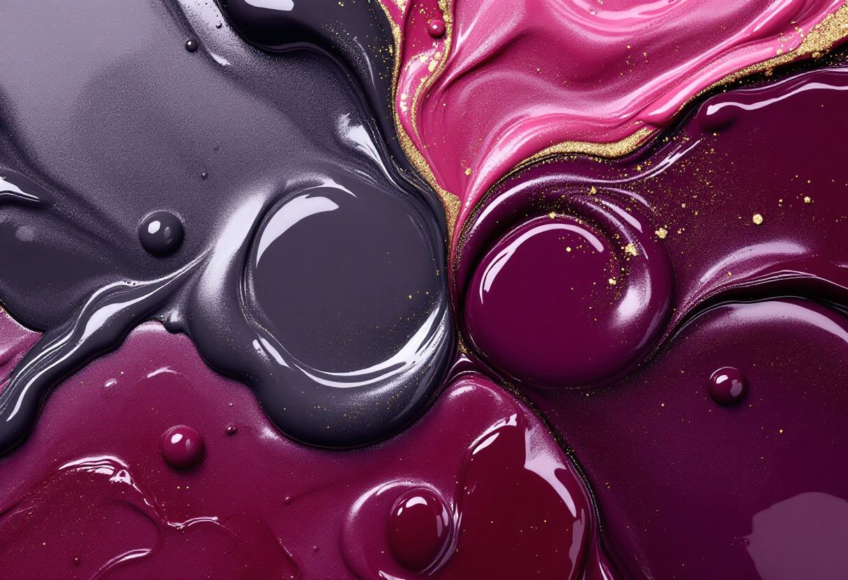 Two pours meeting at a hard edge and refusing to blend. Position and price rarely mix cleanly.