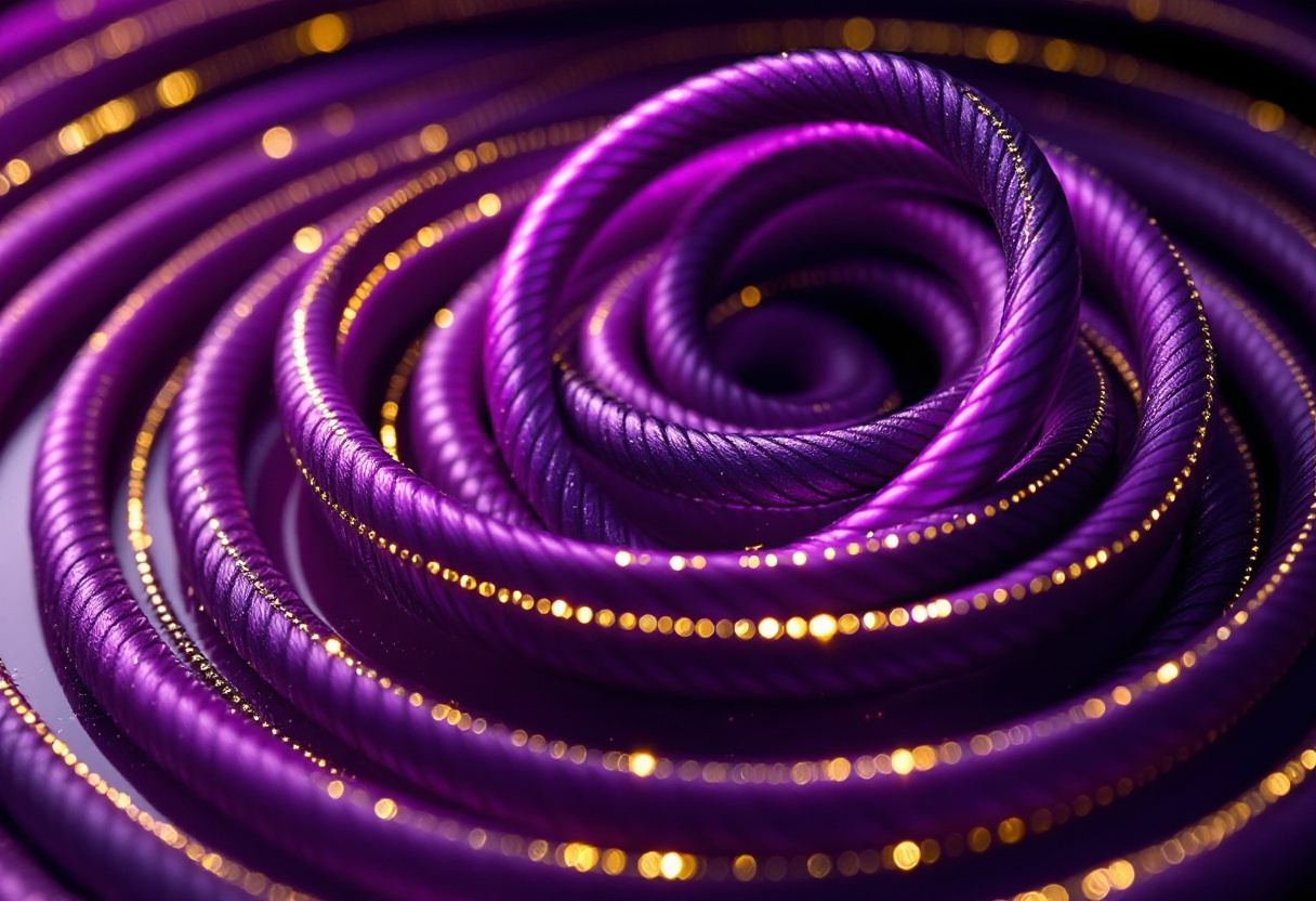 A tightening coil with a single gold thread. Retention is a mechanism, not a campaign.