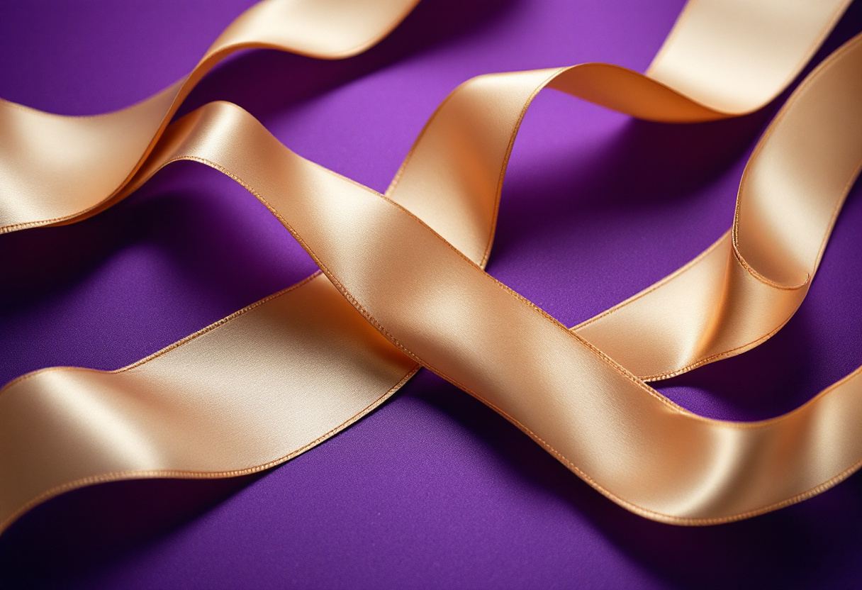 Gold satin folded into architectural pleats. One slot, clearly marked.